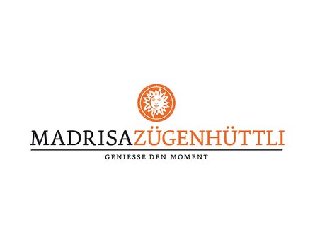 Logo des Zügenhüttli wird durch Sonne geziert. | © Davos Klosters Mountains